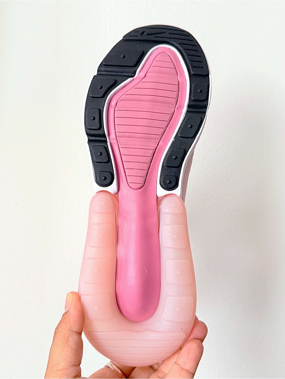 Nike Air Max 270 Women’s Light Soft Pink and Black Sneakers - Picture 7 of 7
